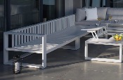 Salon de jardin en aluminium luxe 5 places - FERMO BIS