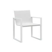 Fauteuils en aluminium, FERMO BLANC (lot de 2)